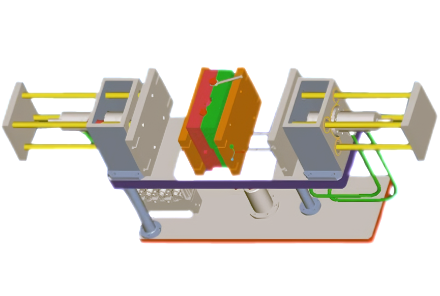 gravity casting mould(9)